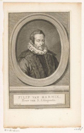 Portrait of Philip of Marnix, Lord of Sint-Aldegonde