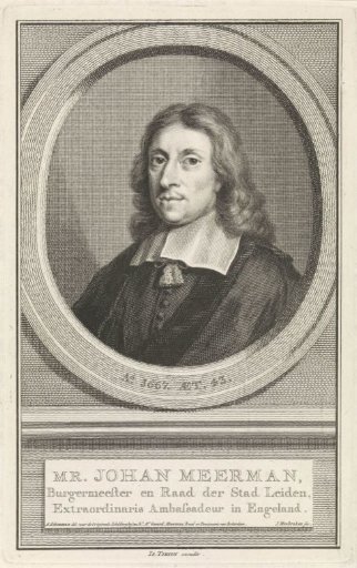 Portrait of Johan Meerman