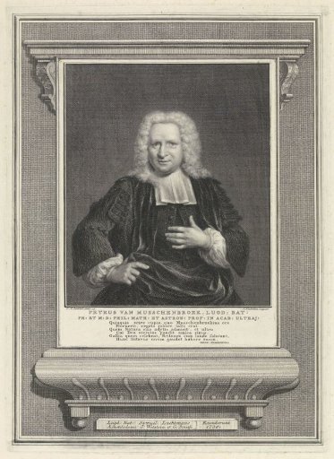 Portrait of Petrus van Musschenbroek