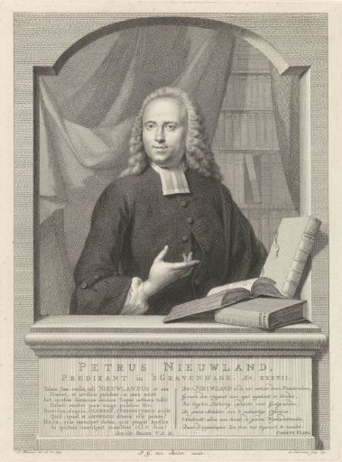 Portrait of Petrus Nieuwland at the age of 37