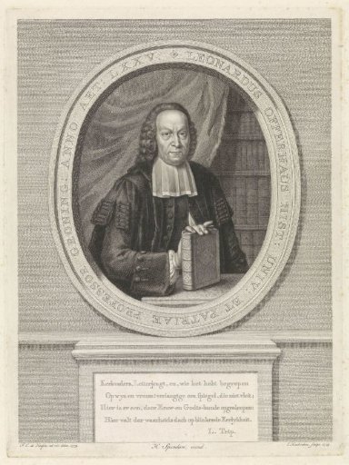 Portrait of Leonard Offerhaus at the age of 75