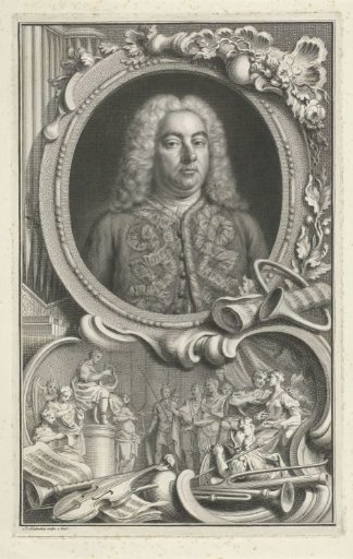 Portrait of George Friedrich Händel