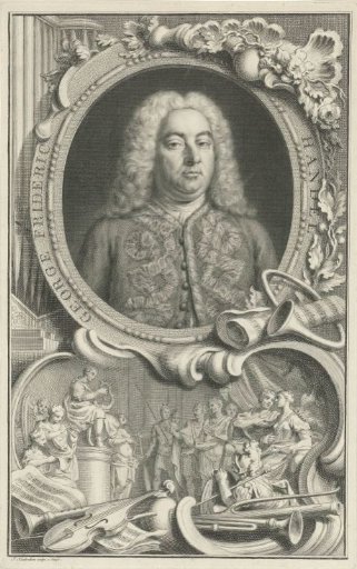 Portrait of George Friedrich Händel