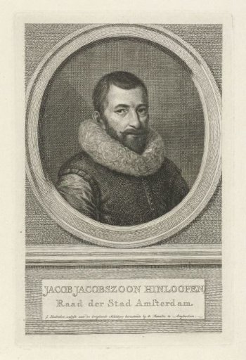 Portrait of Jacob Jacobszoon Hinlopen