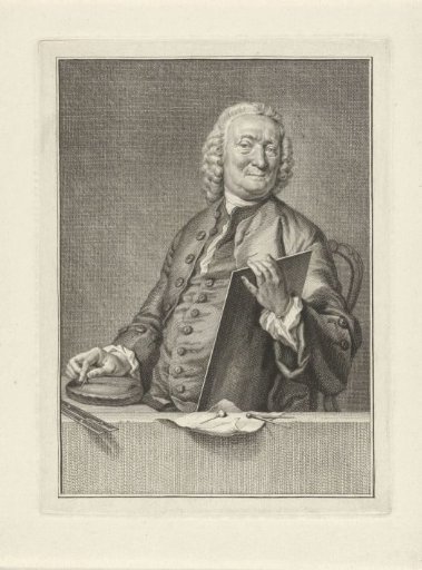 Portrait of Jacob van Houbraken