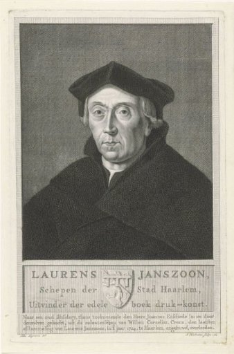 Portrait of Laurens Jansz. Coster