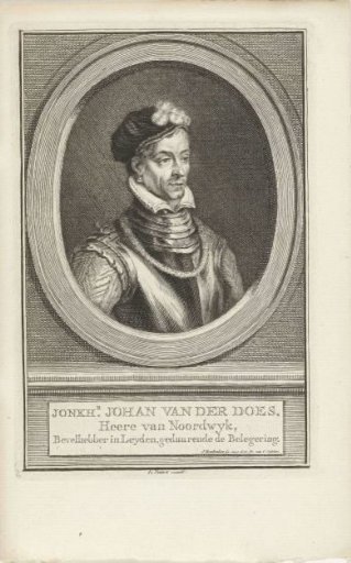 Portrait of Johan van der Does