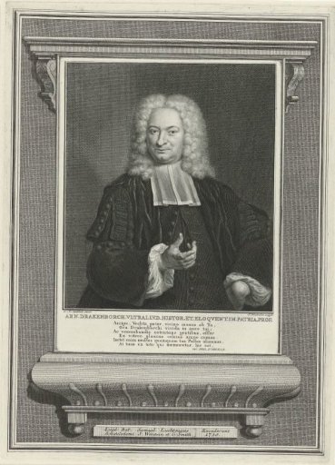 Portrait of Arnoldus Drakenborch