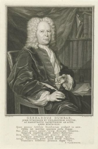 Portrait of Gerhard Dumbar aged 49