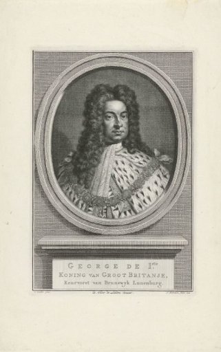 Portrait of George I, King of England