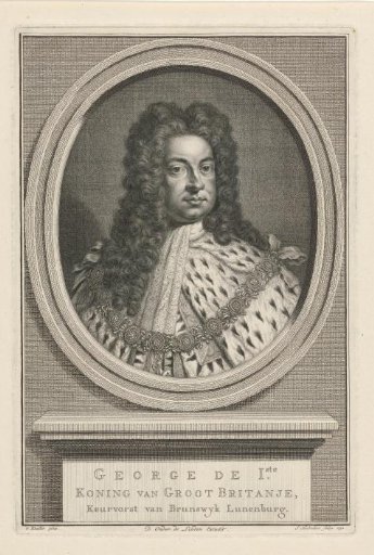 Portrait of George I, King of England