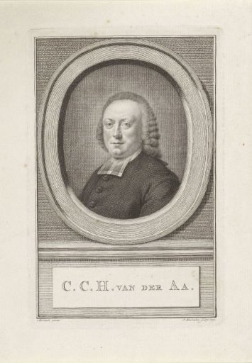 Portrait of Christianus Carolus Henricus van der Aa