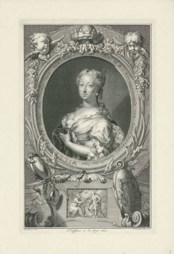 Portrait of Anna van Hannover, Princess of Orange-Nassau