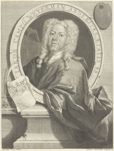 Portrait of Jacob Campo Weyerman at the age of 48