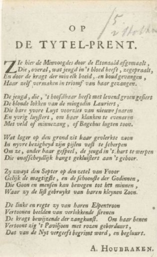 Rhyme on the title print for: Love songs, kissing and drinking songs, 1710