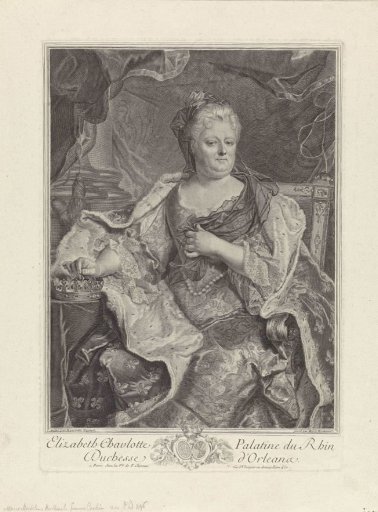 Portrait of Elisabeth Charlotte of the Palatinate, Duchess of Orleans