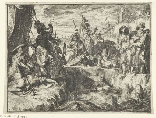 The Soldiers of Pharaoh Swallowed by the Red Sea