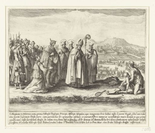 Saint Mansuetus Raises the Son of King Leucorus to Life