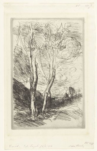 Italian landscape with view of a church