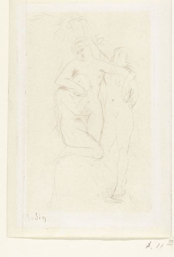 Three women with arms intertwined