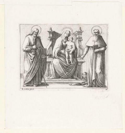 Mary with the Christ Child between Saint James the Greater and Saint Jerome