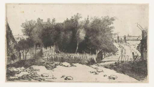 Landscape with a White Fence