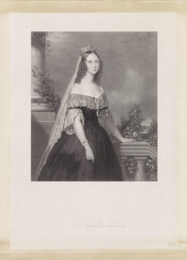 Portrait of Sophia Frederika Mathilda, Queen of the Netherlands