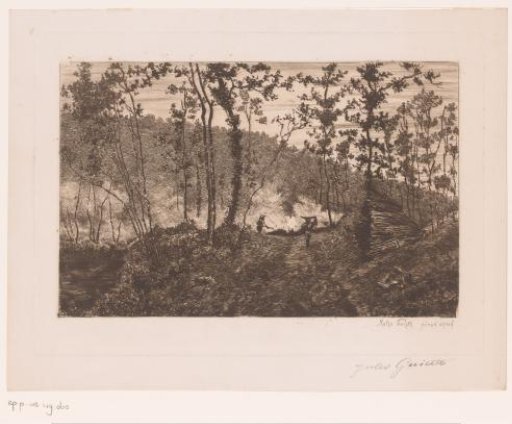 Forest with Woodcutters and Woodburners
