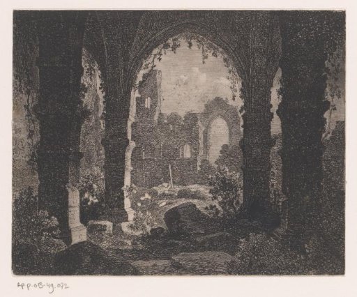 View of the ruin of Kenilworth Castle