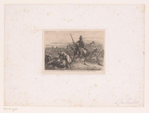 Knights fighting on a battlefield