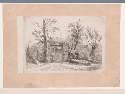 Entrance to a farm in the vicinity of Brussels