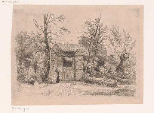Entrance to a farm in the vicinity of Brussels