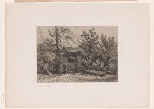 Entrance to a farm in the vicinity of Brussels