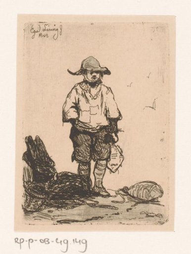 Fisherman on a ray