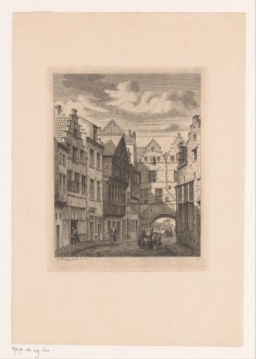 View of the Eel Bridge in Antwerp