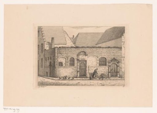 View of the Vierschaar in Antwerp