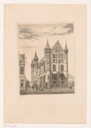 View of the Meat House in Antwerp