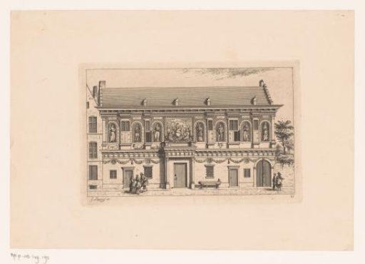 View of the house of Frans Floris