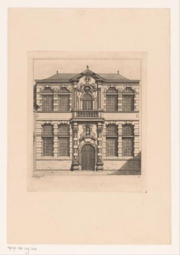 Façade of the studio of Jacques Jordaens