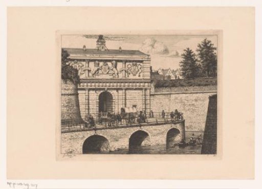 View of the Keizerspoort in Antwerp