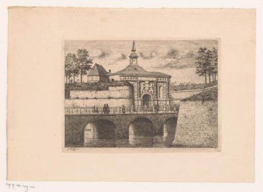 View of the Kipdorppoort in Antwerp