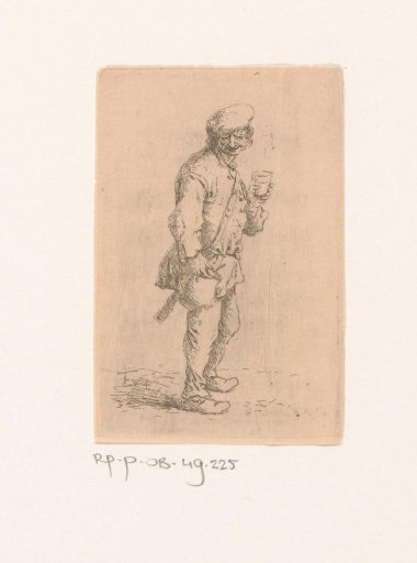 Beggar with a drinking cup