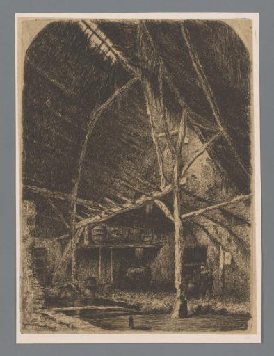 Interior of a stable