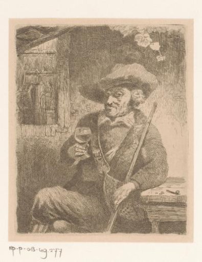 Hunter drinking a glass of wine
