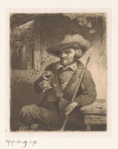 Hunter drinking a glass of wine
