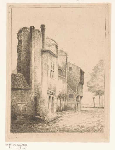 View of a castle ruin