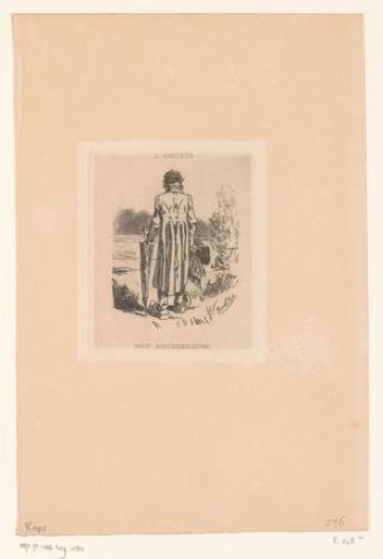 Man in clogs with an umbrella