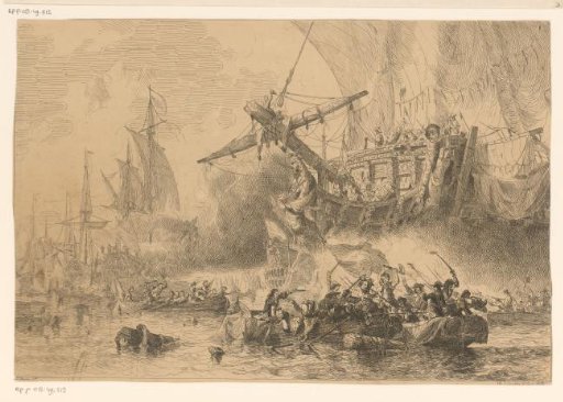 The capture of the Royal Charles, 1667