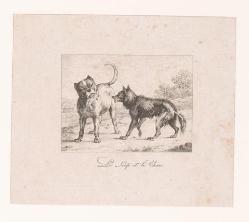 Fable of the Wolf and the Dog