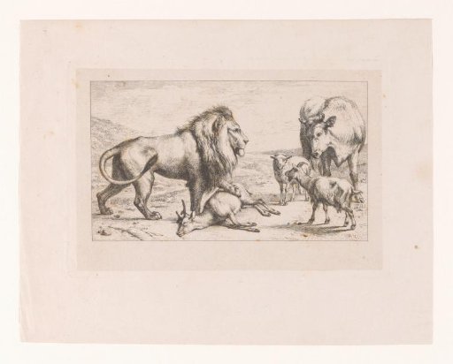 Fable of the Lion and the Prey